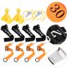 BESPORTBLE 1set Soccer Referee Gear Kit Chain Clips Flags Whistles and Marking Supplies for Youth and Training