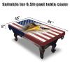 DTESL Pool Table Cover, Waterproof & Dustproof Outdoor/Indoor Pool Table AccessoriesBilliards Accessories Polyester Taffeta Cloth Table6.5ft view 2