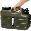 Dicunoy Water Container with Spigot, 3 Gallon Camping Water Storage Container, BPA Free Portable Thick Water Dispenser Tank Jug for Vehicle, Car, Outdoor, Hiking, Emergency, Hurricane Supplies view 3