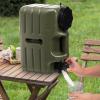 Dicunoy Water Container with Spigot, 3 Gallon Camping Water Storage Container, BPA Free Portable Thick Water Dispenser Tank Jug for Vehicle, Car, Outdoor, Hiking, Emergency, Hurricane Supplies view 4