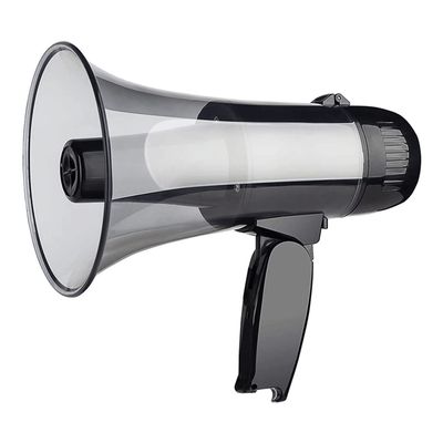 Megaphones Handheld Megaphone 20 Watt with 240 Seconds Recording and USB Bullhorn Speaker with Built-in Siren and Alarm Mode Megaphones Loud Volume