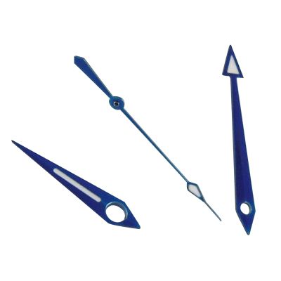 Rieort Blue Watch Hands 3 in 1 Replacement Repair Part Kit Edge White Watch Hands Pointers for ETA 2824 Accessories Watch Pointer