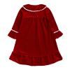 Christmas Fashion Velvet ightgown Dress for Toddler Girls Princess Casual Dress Lace Long Sleeve (C, 2-3 Years) view 2
