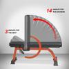 Cometofit Adjustable Bench, Professional Weight Bench, Incline Flat Decline Sit Up Bench,Dumbbell Stool (Black and Orange) view 2