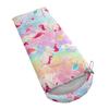 Girls Sleeping Bags for Adults and Kids,Rainbow Unicorn Backpacking Camping Sleeping Bag for Girl Boys Lightweight Waterproof Cold/Warm Sleeping Bag for Season Outdoor Travel with Compression Bags view 2