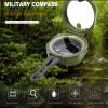 Multifunctional Military Sighting Navigation Compass with Inclinometer,High Accuracy Pointer Navigation Compass, Pouch for Camping, Hiking,Outdoor Adventure view 3