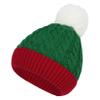 Century Star Baby Christmas Hat Knit Santa Hat Winter Baby Boy Girl Christmas Xmas Newborn Toddler Kids Christmas Beanie 1Pc Red-Green 3-8T view 1