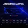 CONPCONP Futuristic Glasses Cyber Glasses - LED Luminous, 7 Colors, Future Glasses Outfit Accessories for Women Men - Christmas Halloween Party Club view 4