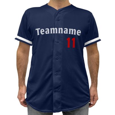 Custom Baseball Jersey with Name Number Team Personalized Baseball Shirts for Youth Design 13