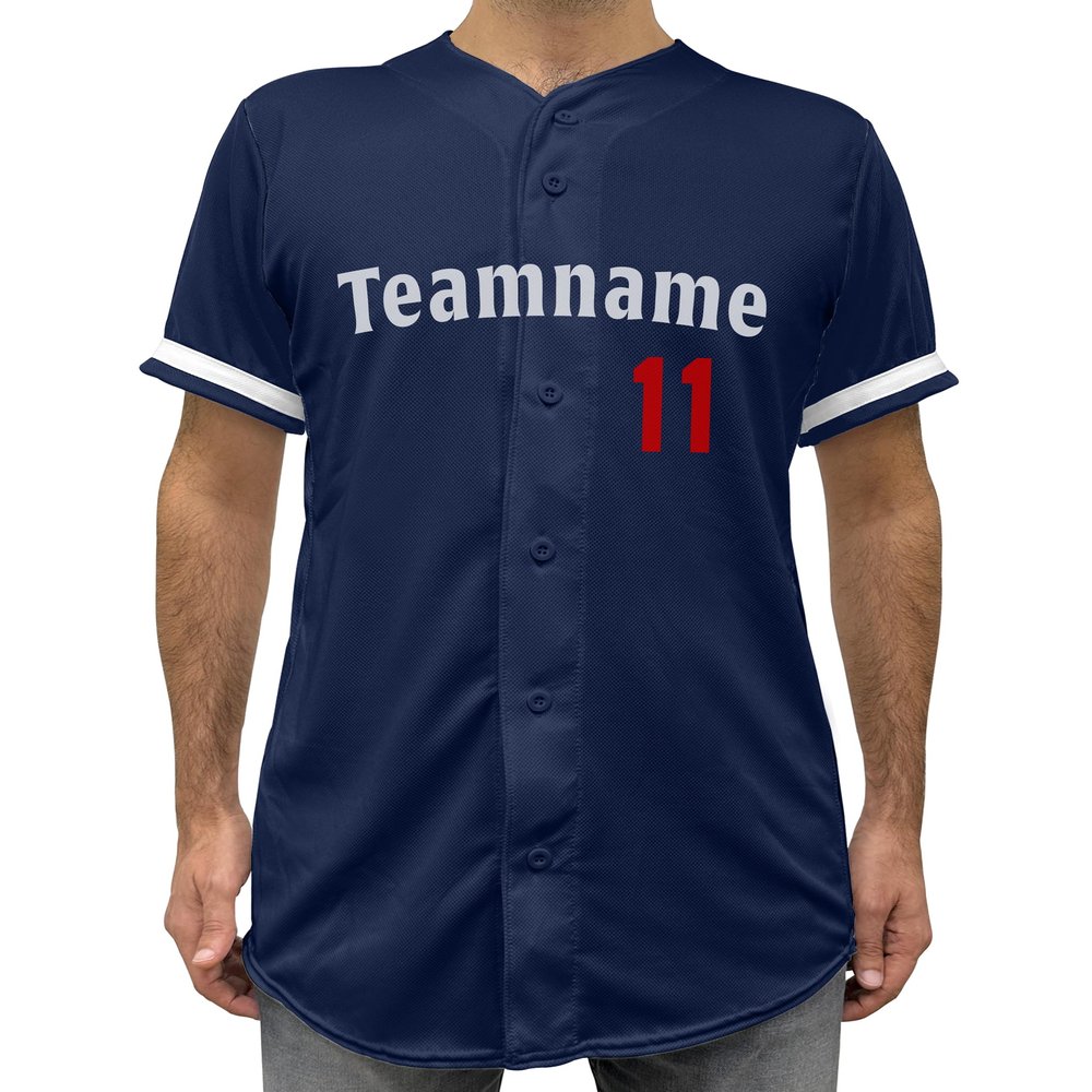 Custom Baseball Jersey with Name Number Team Personalized Baseball Shirts for Youth Design 13