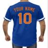 Custom Baseball Jersey with Name Number Team Personalized Baseball Shirts for Youth Design 21 view 2