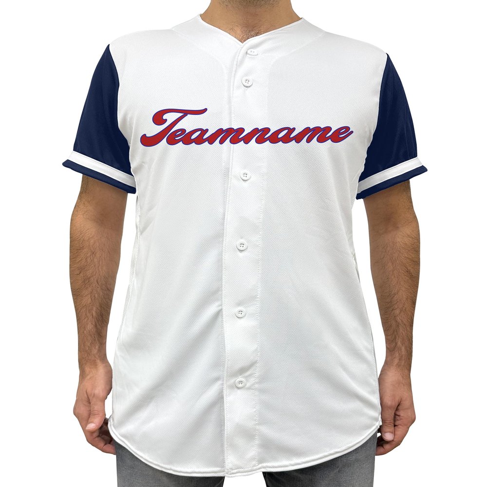 Custom Baseball Jersey with Name Number Team Personalized Baseball Shirts for Adult Design 02