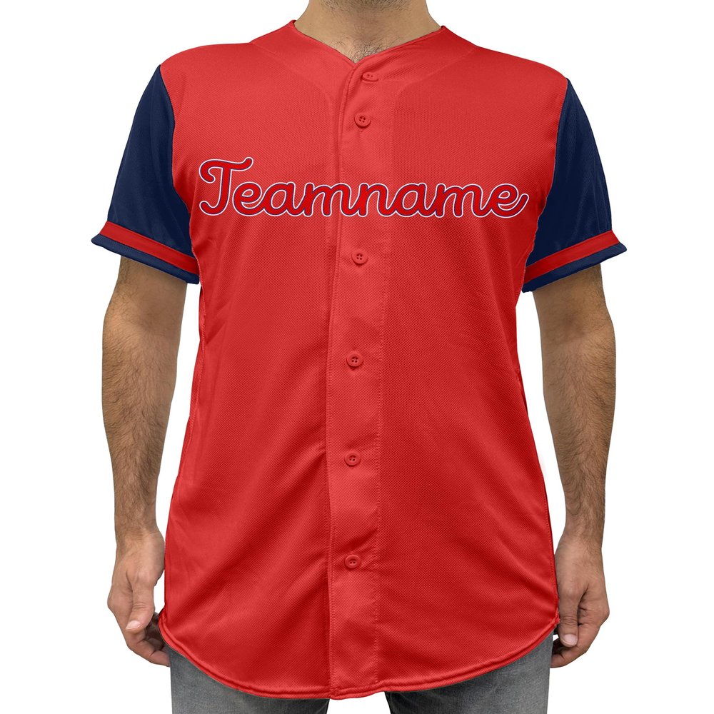 Custom Baseball Jersey with Name Number Team Personalized Baseball Shirts for Youth Design 24