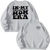 BOYRMSLGY Mama Crewneck Sweatshirt For Women Loose Fit In My Volleyball Mom Era Shirts Funny Letter Graphic Print Pullover view 2