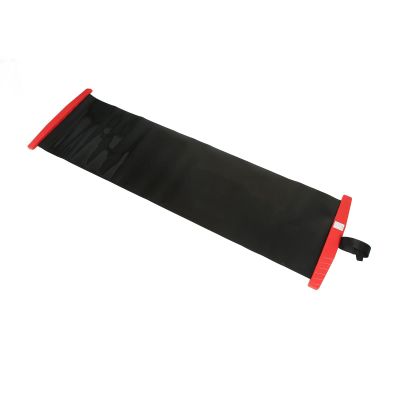 Exercise Sliding Board, Balance Training Slide Board, Ice Skating Slideboard with Sliding Booties for Working Out, Fitness and Athletic Training(180cm-Black)