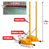 ENHEN Volleyball Net Stand Free Standing Badminton Net and Stand, Indoor Outdoor Volleyball Poles with Fillable Base, 5.1ft Height Portable Tennis Net Frame for Beach view 4