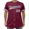 Custom Baseball Jersey with Name Number Team Personalized Baseball Shirts for Adult Design 25 view 1