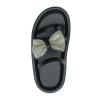 InUnt Women's Fashion Sandals Summer Comfortable Soft Sole Slip-On Rhinestone Bow Flat Sandals (Adult, Women, 5, Numeric, US Footwear Size System, Medium) view 2