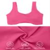 Sexy Scoop Neck Curved Sports Bra Seamless Low Cut Low Impact Padded Workout Bra Classic Designer Yoga Bra Quick Dry Gym Fitness Bra Pink view 4