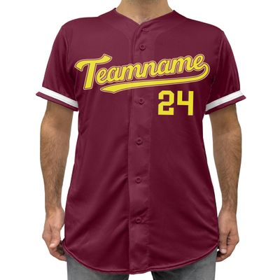 Custom Baseball Jersey w/Name Number Team Personalized Baseball Shirts for Adult Design 06