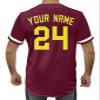 Custom Baseball Jersey w/Name Number Team Personalized Baseball Shirts for Adult Design 06 view 2