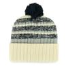 47 Men's Cream Dallas Cowboys Tavern Cuffed Knit Hat with Pom view 2