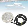 PerGar Marine Underwater Light, 3.5in LED Underwater Light Surface Mount IP68 Waterproof 12V24VDC Boat Navigation Lights for Yacht Marine Boat(White Light 0.2W) view 4