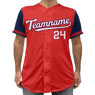 Custom Baseball Jersey w/Name Number Team Personalized Baseball Shirts for Adult Design 14