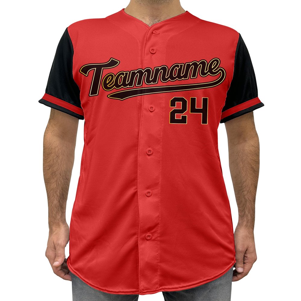 Custom Baseball Jersey w/Name Number Team Personalized Baseball Shirt for Youth Design 13