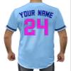 Custom Baseball Jersey w/Name Number Team Personalized Baseball Shirt for Youth Design 09 view 2