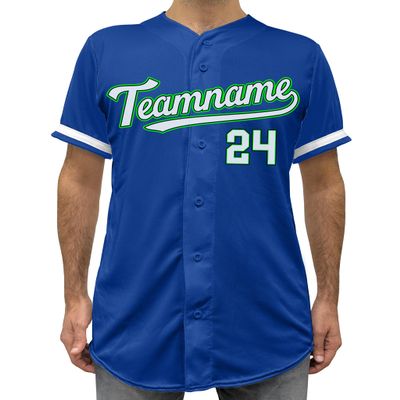 Custom Baseball Jersey w/Name Number Team Personalized Baseball Shirt for Youth Design 08