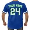 Custom Baseball Jersey w/Name Number Team Personalized Baseball Shirt for Youth Design 08 view 2