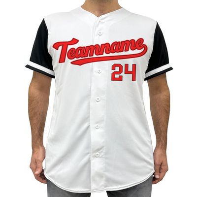 Custom Baseball Jersey w/Name Number Team Personalized Baseball Shirt for Youth Design 01