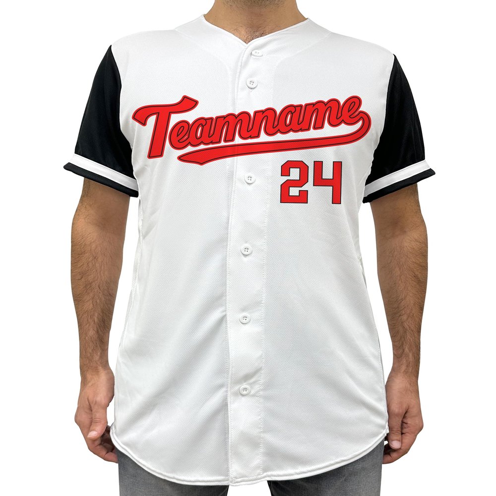 Custom Baseball Jersey w/Name Number Team Personalized Baseball Shirt for Youth Design 01
