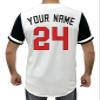 Custom Baseball Jersey w/Name Number Team Personalized Baseball Shirt for Youth Design 01 view 2
