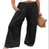 Bbkkuck Womens Casual Wide Leg High Waisted Dress Pants Comfy Palazzo Stretchy Lounge Trousers with Pocket view 1