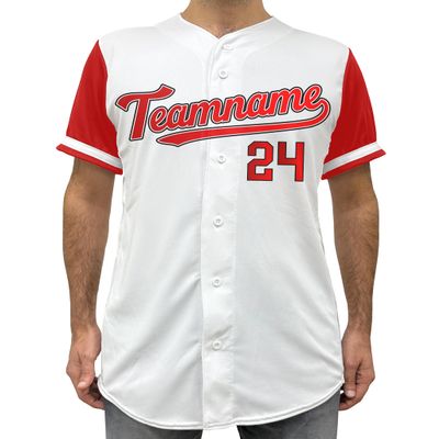 Custom Baseball Jersey w/Name Number Team Personalized Baseball Shirt for Youth Design 18