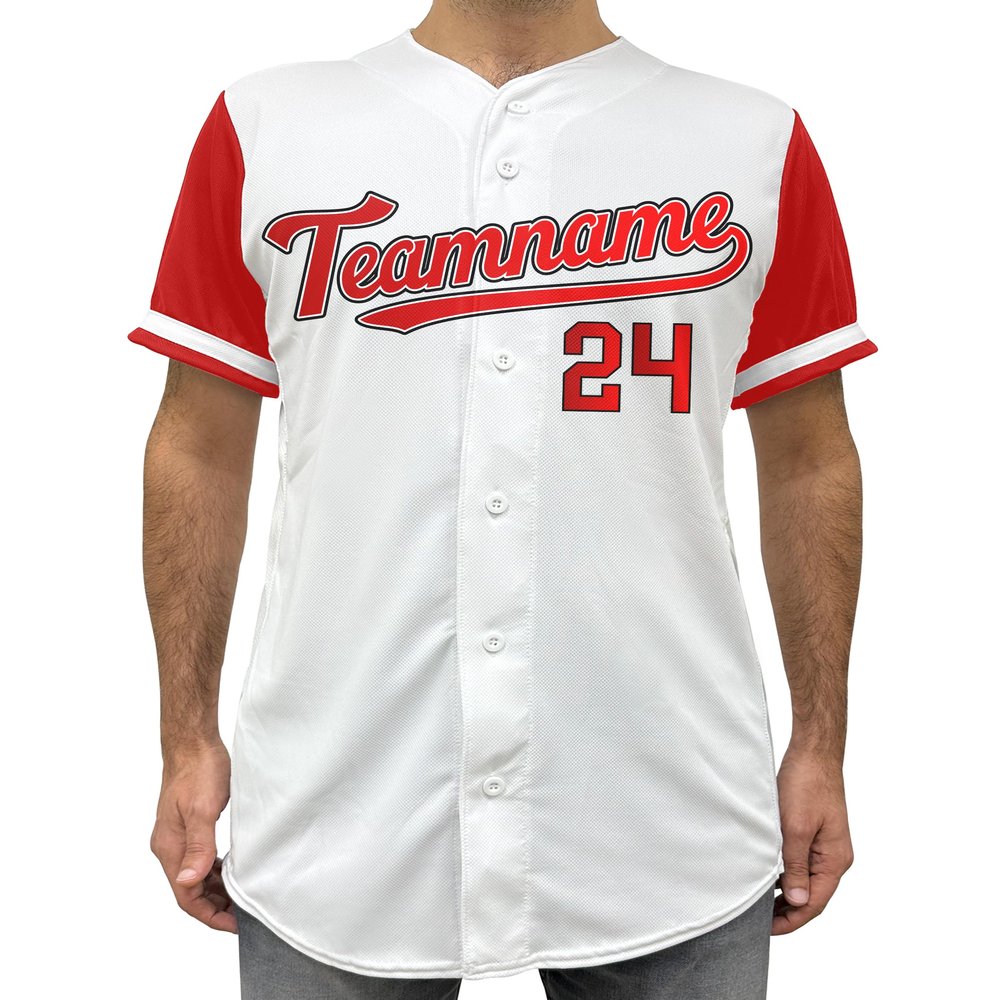 Custom Baseball Jersey w/Name Number Team Personalized Baseball Shirt for Youth Design 18