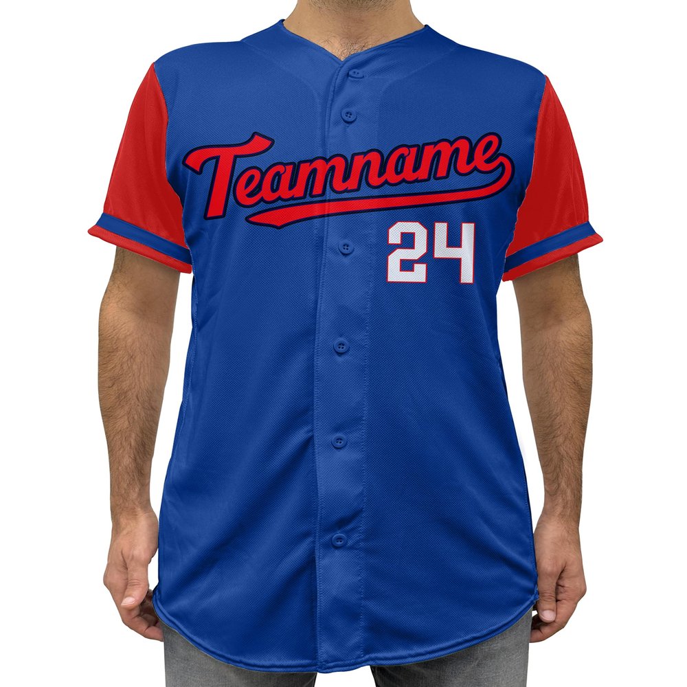Custom Baseball Jersey w/Name Number Team Personalized Baseball Shirt for Youth Design 12