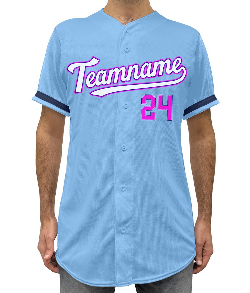 Custom Baseball Jersey w/Name Number Team Personalized Baseball Shirt for Youth Design 09