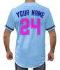 Custom Baseball Jersey w/Name Number Team Personalized Baseball Shirt for Youth Design 09 view 2