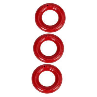 BESPORTBLE 2pcs Weighted Practice Golf Club Swing Ring Warm up Donut Metal Rubber Accessory Swing Trainer Ring for Golf