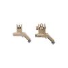 Tan 45 Degree Offset Flip Up Sight | Low Profile Design Rapid Transition Front and Rear flip up Sights (Dark Earth 45 Degree Sight) view 4