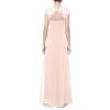 Lace Appliques Mother of The Bride Dress Women Wedding Guest Dress Formal Evening Party Empire Waist Dress Long Gowns Beige view 3