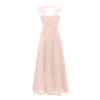 Lace Appliques Mother of The Bride Dress Women Wedding Guest Dress Formal Evening Party Empire Waist Dress Long Gowns Beige view 4