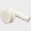 Marine East Boat Shower Drain 106-6322W-K | Elbow 1 1/8 Inch White view 1