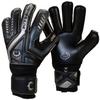 Renegade GK Talon Blackhawk Goalie Gloves with Pro-Tek Finger Spines | 4mm Hyper Grip & Duratek | Black Soccer Goalkeeper Gloves (Size 7, Youth, Roll Cut, Level 2) view 1