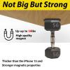 WEDNBR Gun Magnet 56 lbs (2-Pack) Magnetic Mount for Pistols | Universal Car, Truck, Desk, Safe & Wall Mount | HQ Rubber Coated Concealed Holder | Ideal Gift for Gun Owners view 3