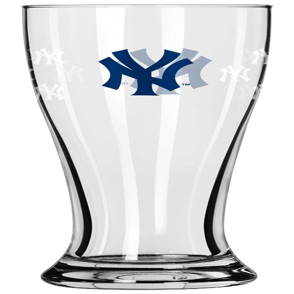 Boelter Brands MLB 2.5oz SHOT GLASS shaped like a Mini Pilsner (New York Yankees)