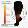 GPKWOS 3 Pairs Plus Size Compression Socks for Women&Men Wide Calf Support Socks for Nurses Running Pregnant Travel 15-20mmHg view 3